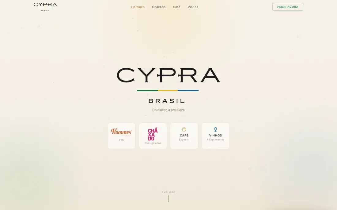 Site do Cypra Brasil desenvolvido pela Lagosta Criativa
